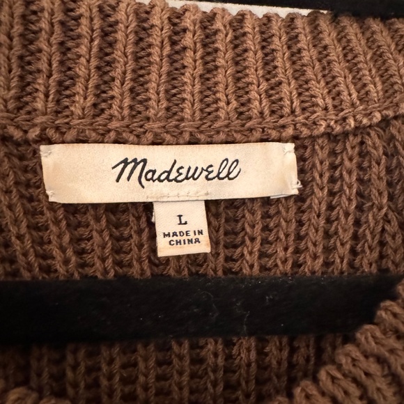 Madewell Valley brown sweater tank - Picture 3 of 4